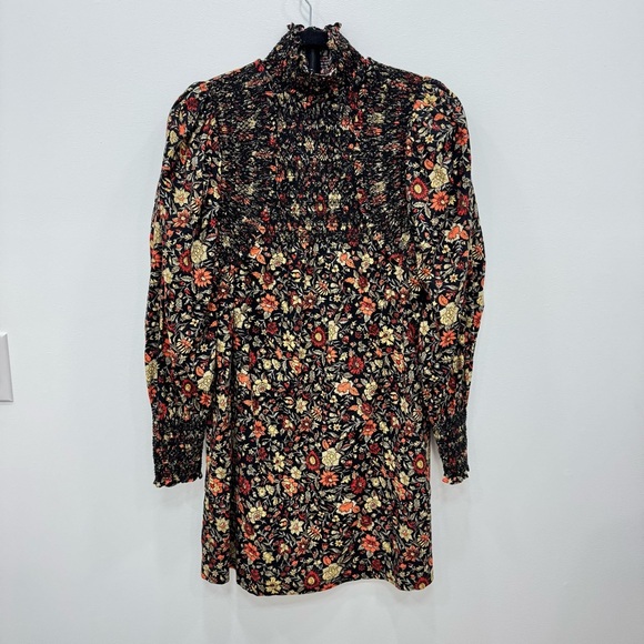 Anthropologie Plenty by Tracy Reese Smocked Floral
Mini Dress, Sz Small - Picture 8 of 10